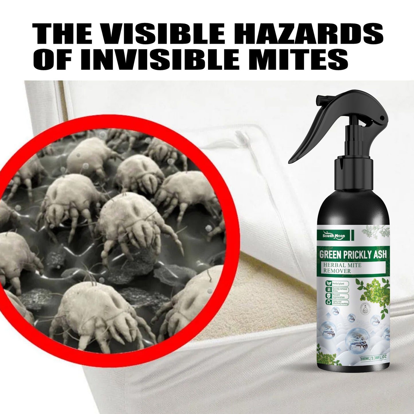 Plant-Based Mite Removal Spray