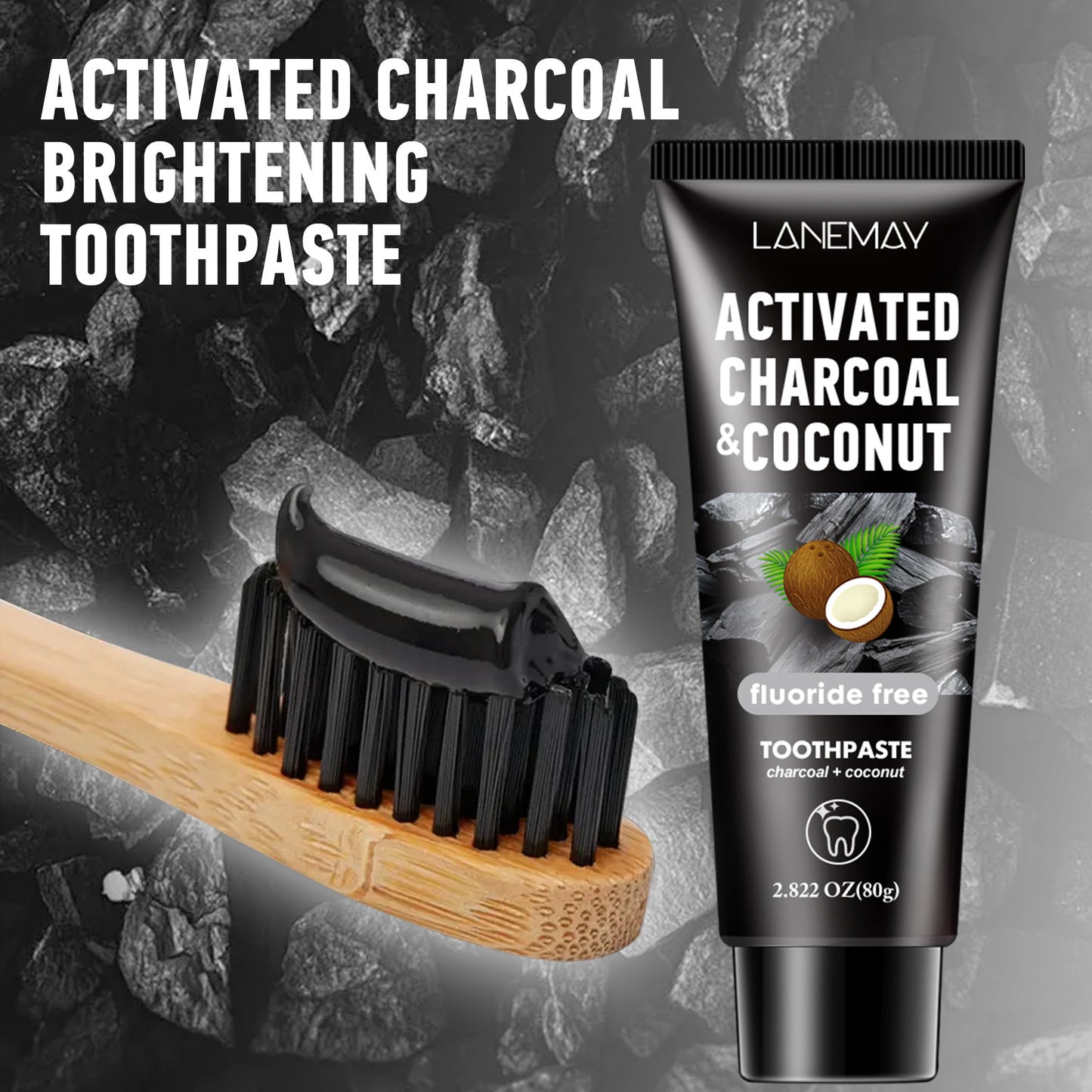 Charcoal & Coconut Natural Toothpaste