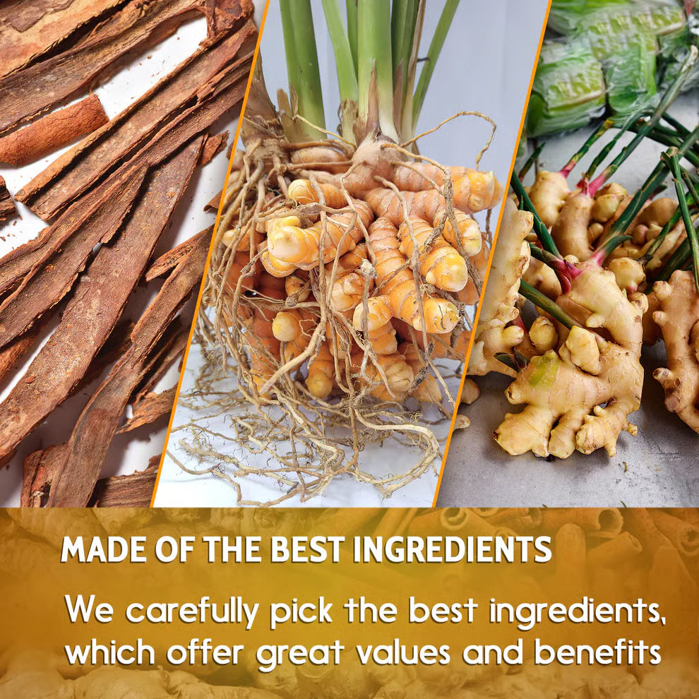 Natural Turmeric Ginger Cinnamon Tea Bags