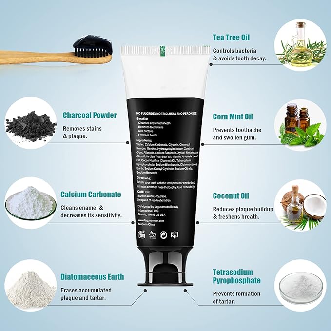 Charcoal & Coconut Natural Toothpaste