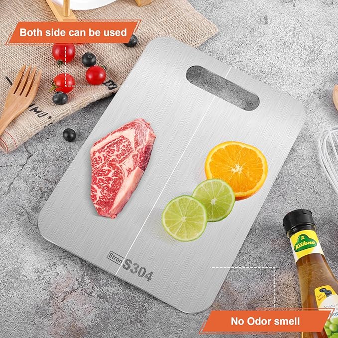 stainless steel cutting board