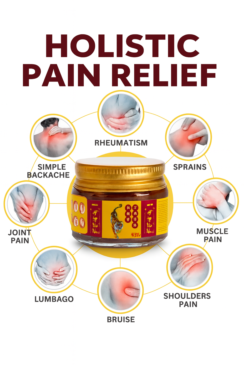 Herbal Tiger Red Balm - Pack of 2