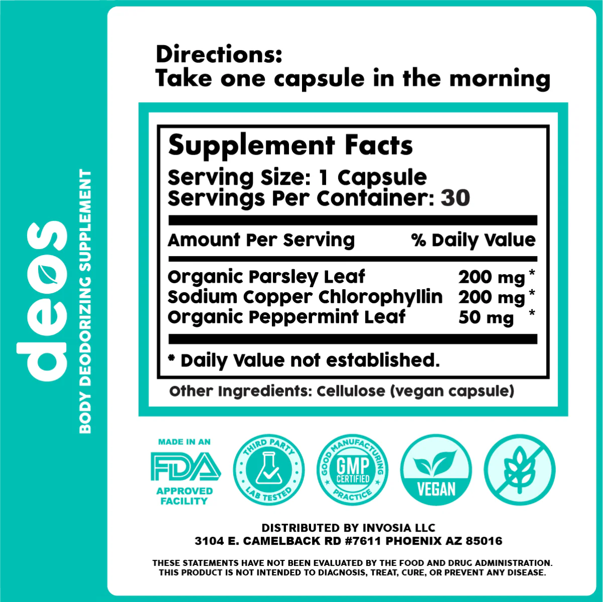 Deos™ Body Deodorizing Supplement